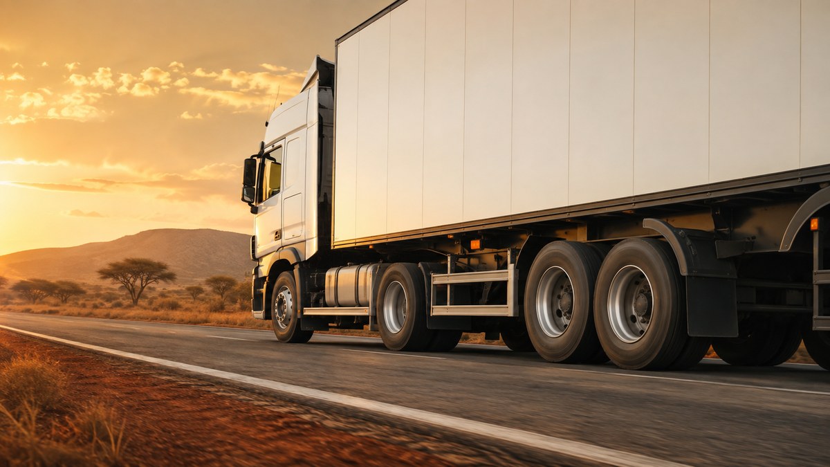 Camion sur autoroute — TBR longue distance